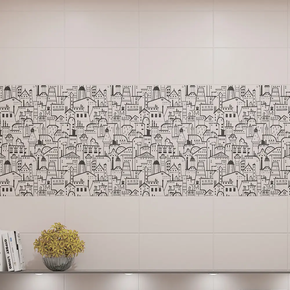 Панно настенное Azori Street Art 40.2x40.5 см цвет белый комплект 2 шт STLM-2081969
