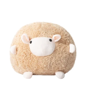 СТОЛИЦА ТЕКСТИЛЯ Декоративная подушка Барашек бежевая круг Ø30 см 89428272