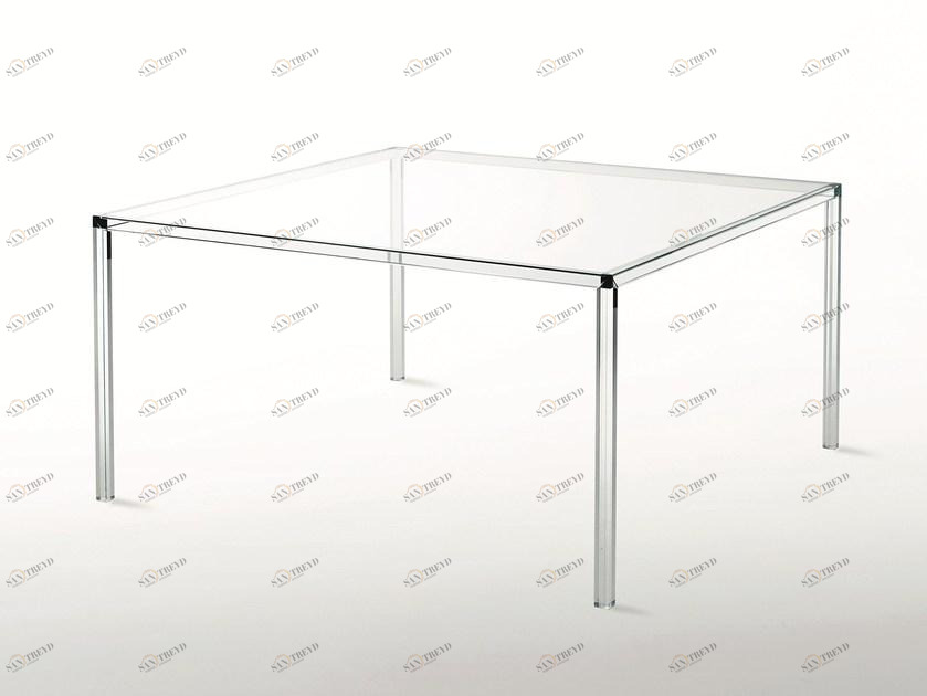 Glas Italia Квадратный хрустальный стол sun-id-1472409