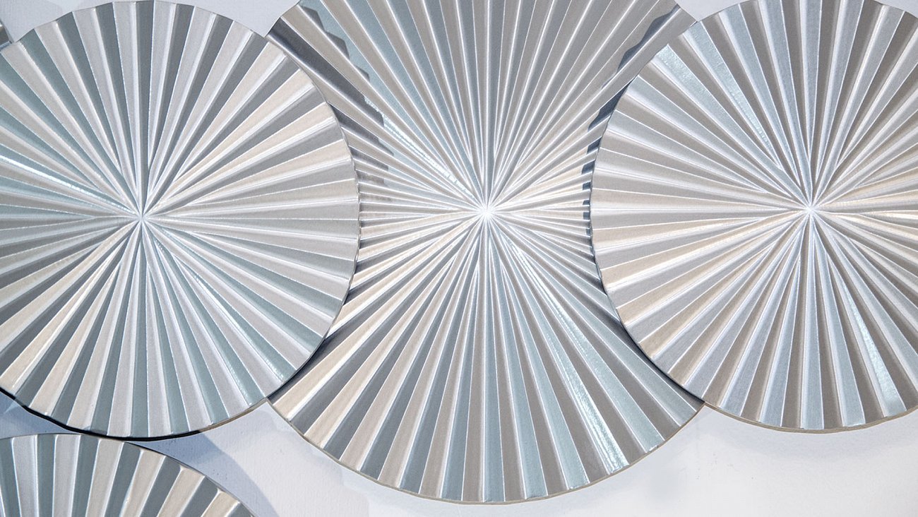 Панно декоративное настенное из дерева 130х85 см серебряное Silver-5 EVENHOME  00-3878819 Серебро  - Вид №4