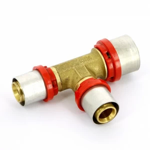 Тройник пресс TIEMME 26x20x20