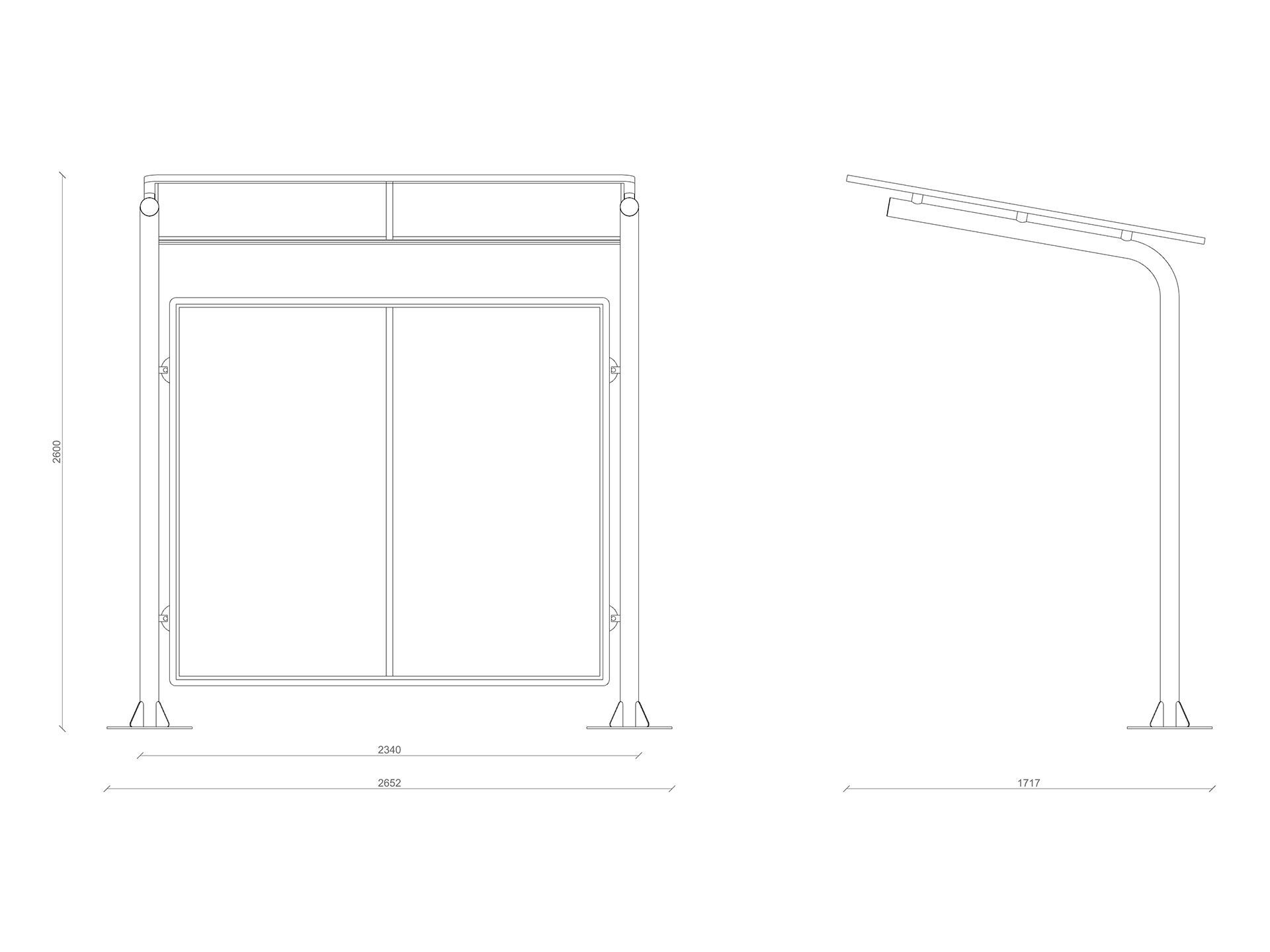 Навес из стали и поликарбоната Lazzari весна ARCH-00085883 - Вид №15