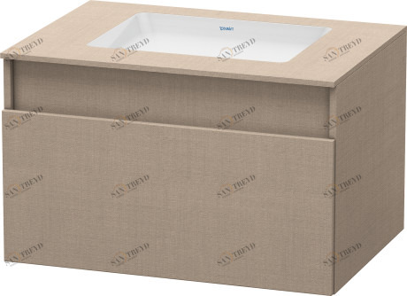 DS688307575 DuraStyle Тумбочка подвесная для встраиваемого снизу умывальника f-bonded Лен, декор Duravit