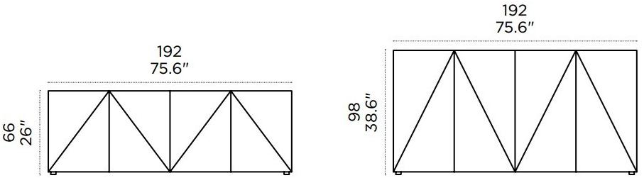 Casamania & Horm Буфет из орехового дерева с распашными дверцами Riddled sun-id-1363105 - Вид №5