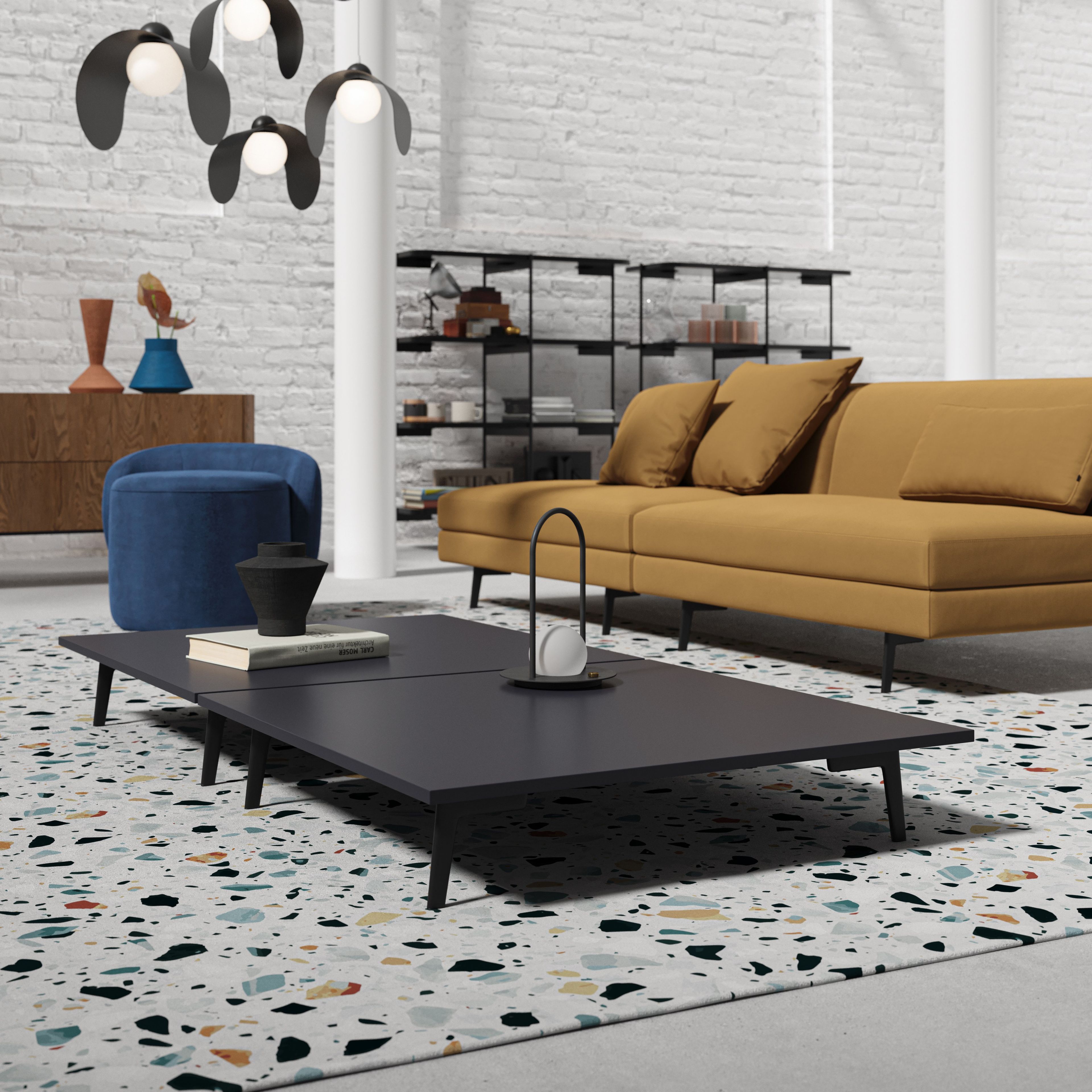 Деревянный квадратный журнальный столик для гостиной Liu Jo Living Collection Warmover ARCH-00021934 - Вид №2