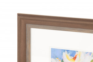 2000983161666 Постер Roses in White COSMO RED