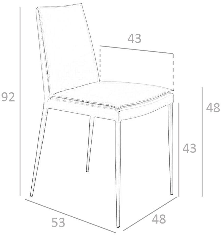 Angel Cerdá Стул из искусственной кожи New chair 4062 c500 Angel Cerda - Вид №5
