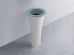 AMLA45-PL+AMPILT-N+AMCOLT-BL Раковина Amedeo Tondo отдельностоящая cielo Enjoy + Amedeo