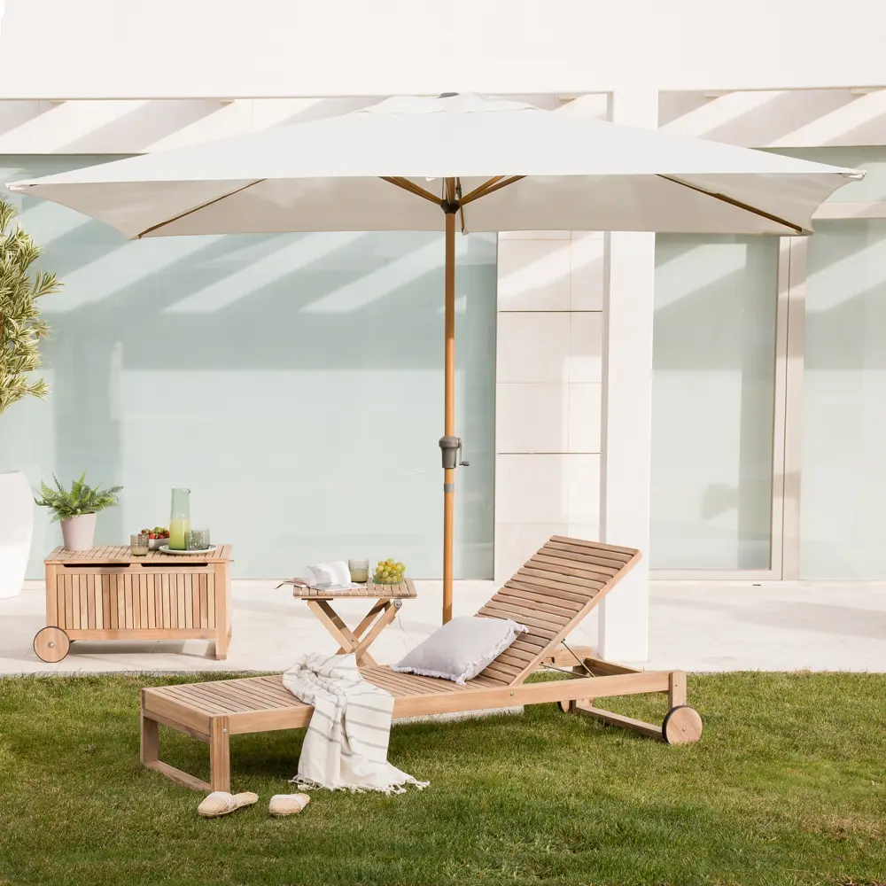 Скамья-ящик с колесами Naterial Solis 85х48х52 см дерево светло-коричневая STLM-2184473 - Вид №5