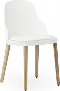 304083 Обивка кресла Ultra Leather, White / Oak Normann Copenhagen Allez
