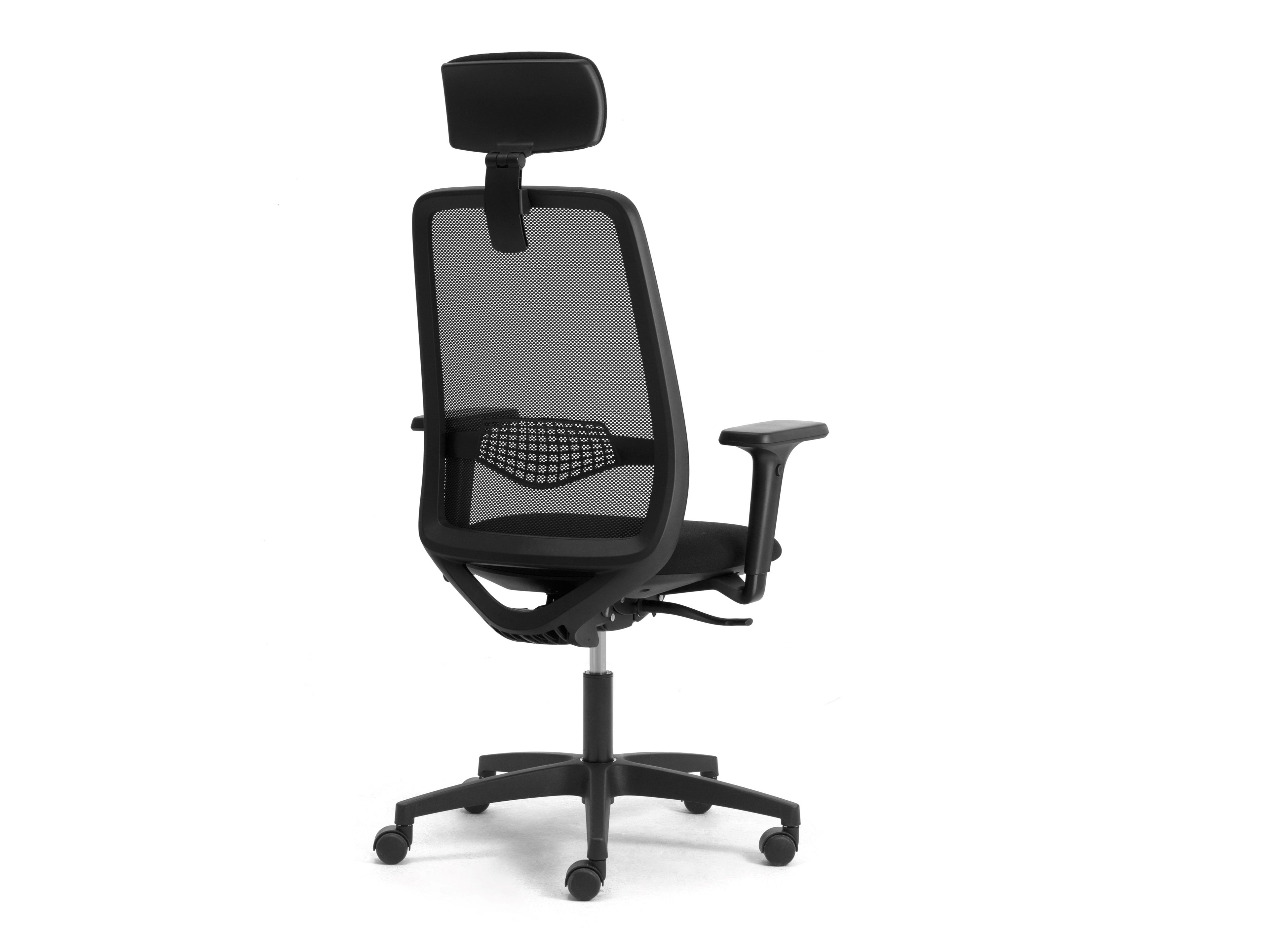 5-спицевое тканевое вращающееся офисное кресло с подголовником Leyform Star ARCH-00070637 - Вид №3