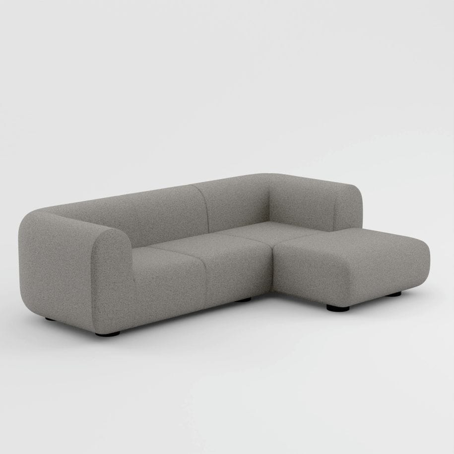 4-местный модульный тканевый диван Tom Dixon Plump sofa ARCH-00090579 - Вид №12