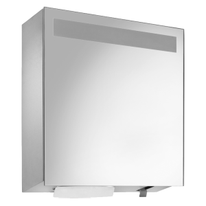 727892 Зеркальный шкаф комбинированный пенопластовое мыло/бумага WP650-5 WAGNER_EWAR