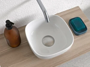 Накладная раковина на столешницу  овальная Scarabeo Ceramiche Glam