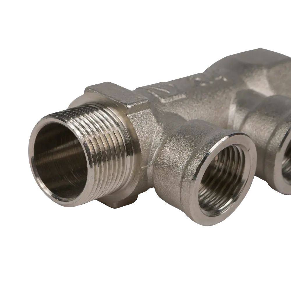 Коллектор с внутренней резьбой Valtec на 2 выхода 3/4"x1/2" VTc.550.N.0502 10489604 STLM-2099774  - Вид №1