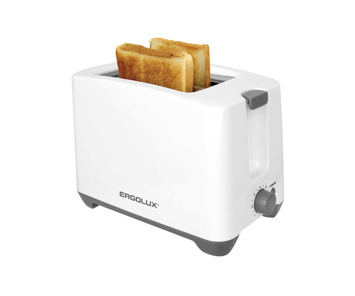 5368435 Тостер ERGOLUX ELX-ET02-C31 белый STDN-0145550