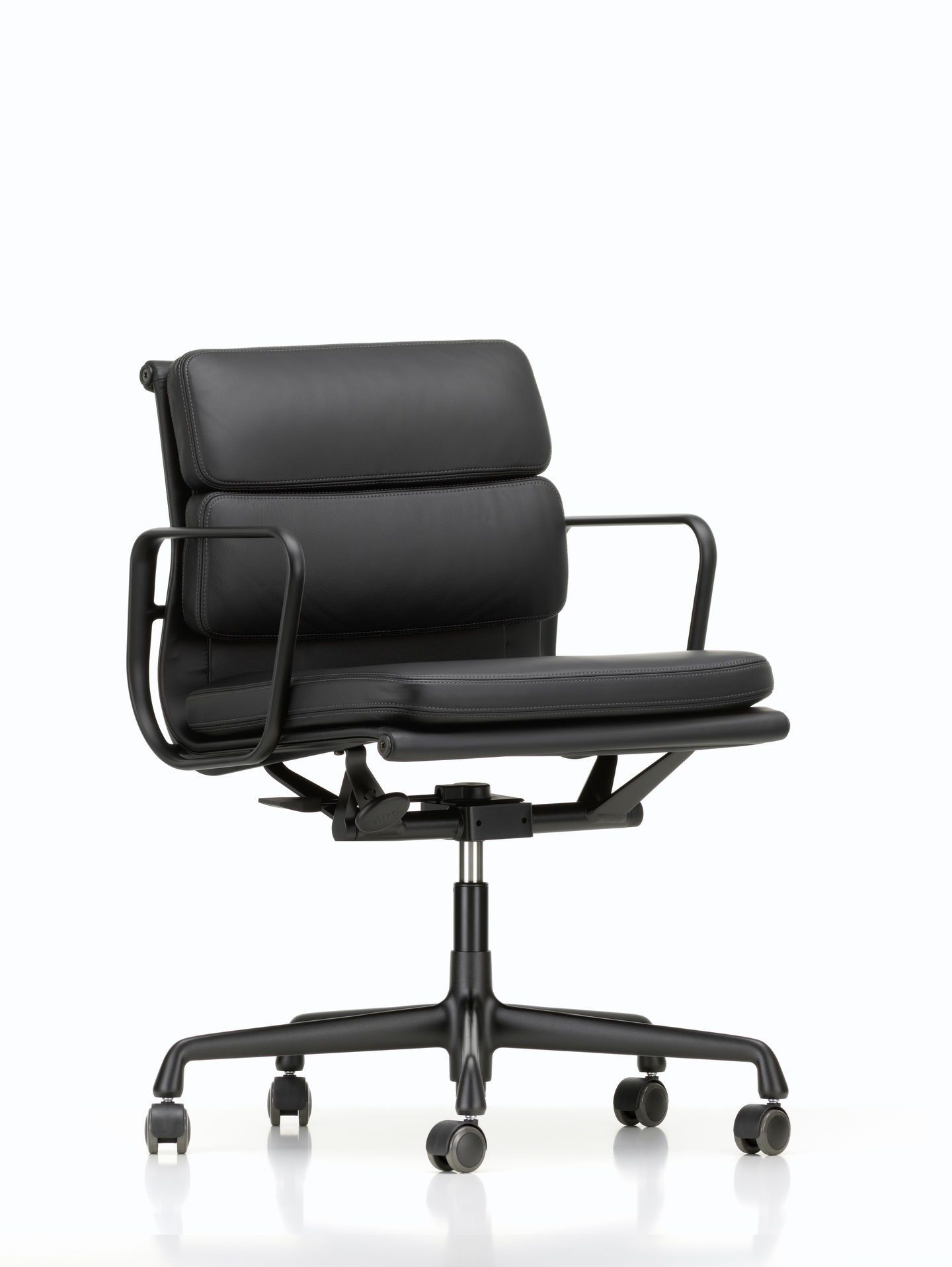 5 спиц подлокотник кожаный поворотный операционный офисный стул VITRA Eames Soft Pad Group ARCH-00124733 - Вид №18