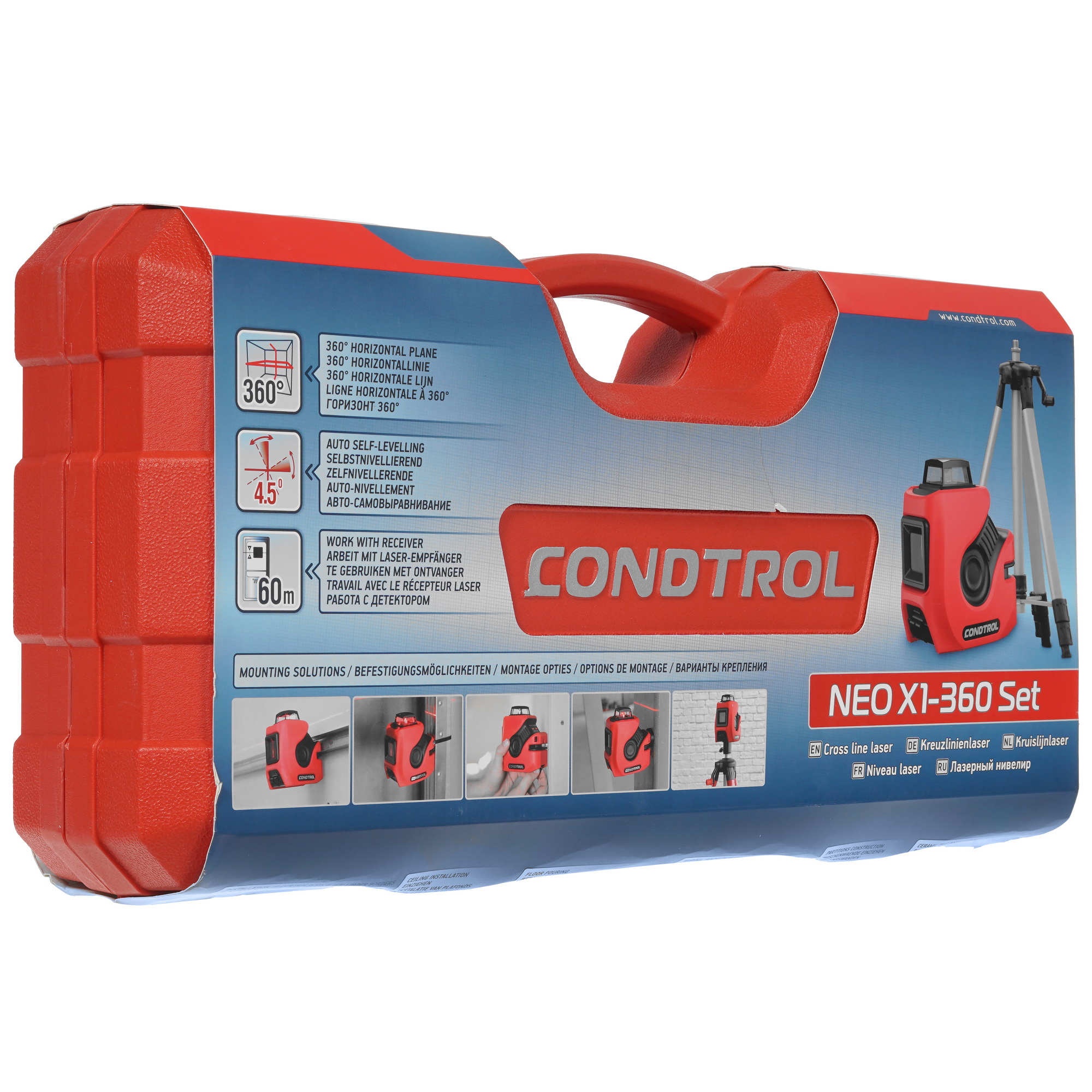 Лазерный нивелир Condtrol Neo X1-360 Set 8184849 STDN-0051283 - Вид №8
