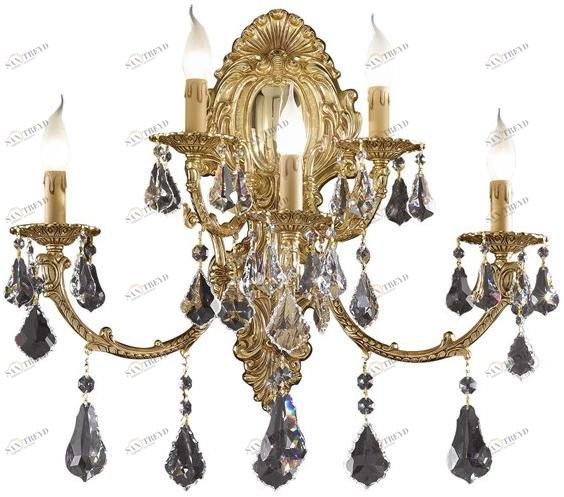 Possoni Illuminazione Аппликация из французского золота с кристаллами swarovski® Ermes 099/a5-sw/p