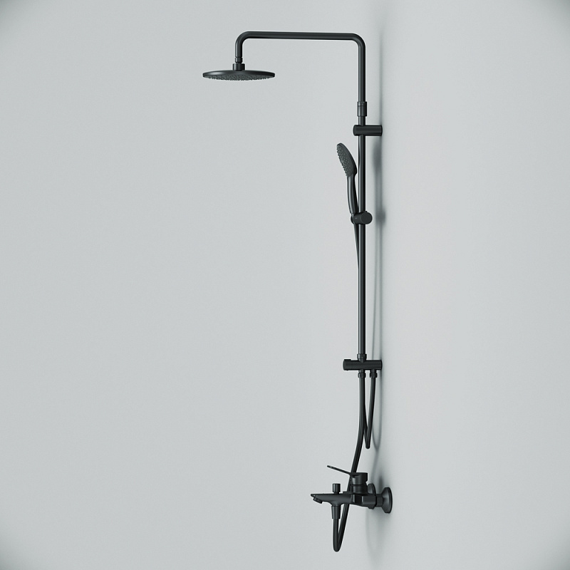 F42885A14 набор 2в1: см-ль д/ванны/душа верхний душ d 220 мм ручн.душ 110 мм 1 ф-ция душев AM.PM X-Joy  - Вид №8