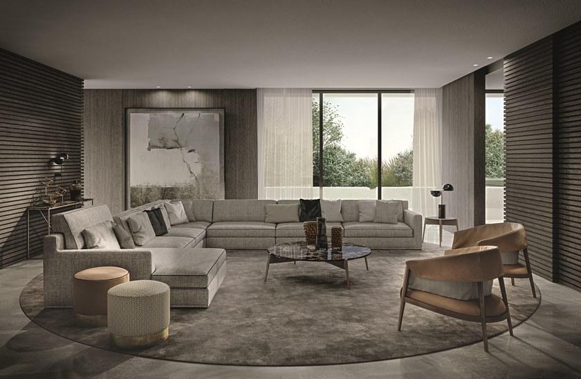 Frigerio Salotti Модульный диван с тканевой обивкой Jordan sun-id-1510179 - Вид №1