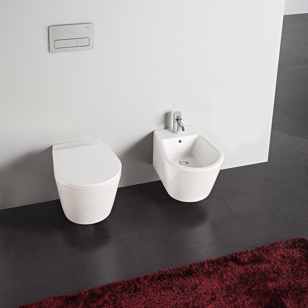 S10069418100000;S80006761800000 Подвесной унитаз настенный Белый Sanitana Glam Португалия - Вид №3