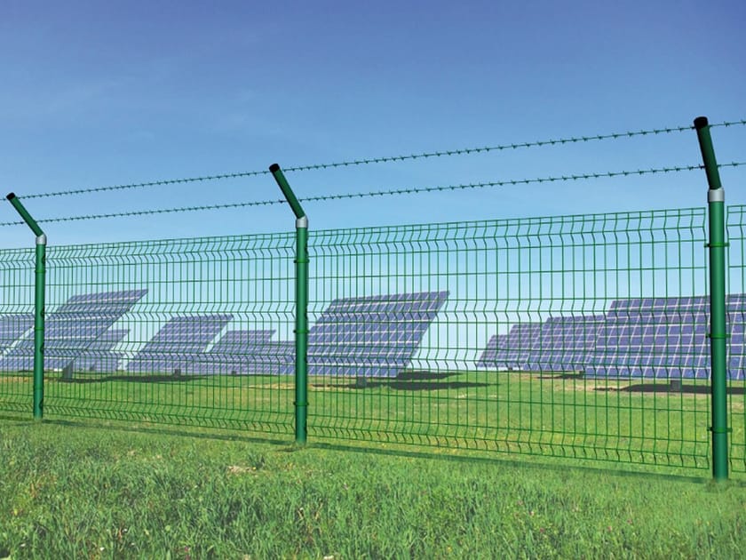 Изогнутые столбы для безопасности Ferro Bulloni колючая проволока, изогнутые столбы и концертина ARCH-00066675