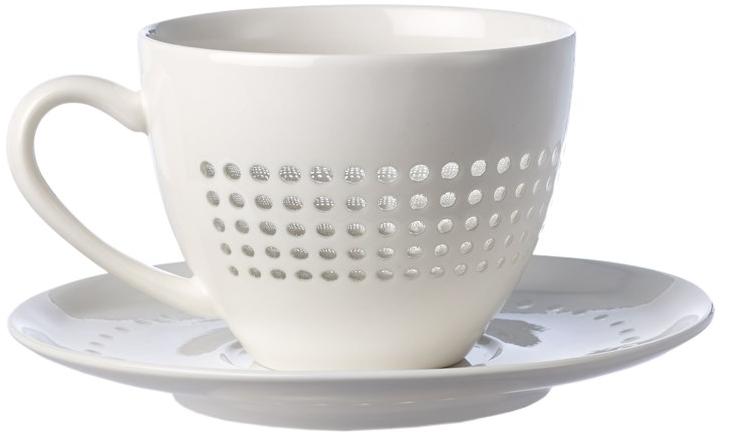 Pols Potten Набор фарфоровых чашек с блюдцем Pierced 230-400-470  - Вид №2