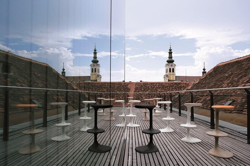 Casamania & Horm Высокий табурет из полипропилена sun-id-1384566 - Вид №6