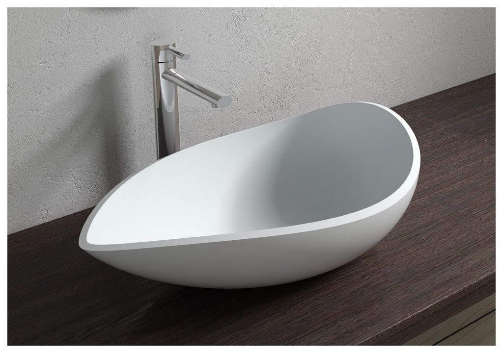 V20 Накладная раковина на столешницу  овальная Aquanet  - Вид №3