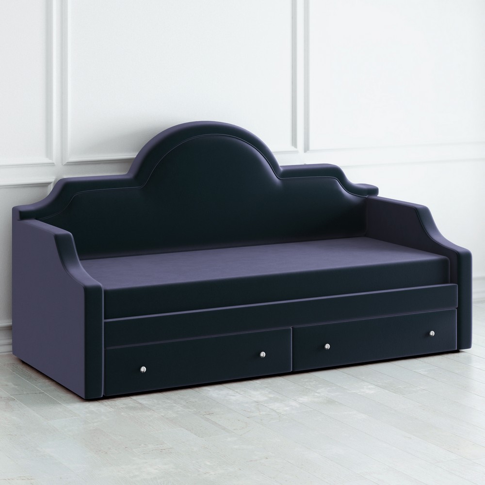 Диван-кровать детский с 2 выдвижными ящиками 90х190 см синий DayBed KREIND DAYBED 00-3880005 Синий Santreyd  - Вид №1
