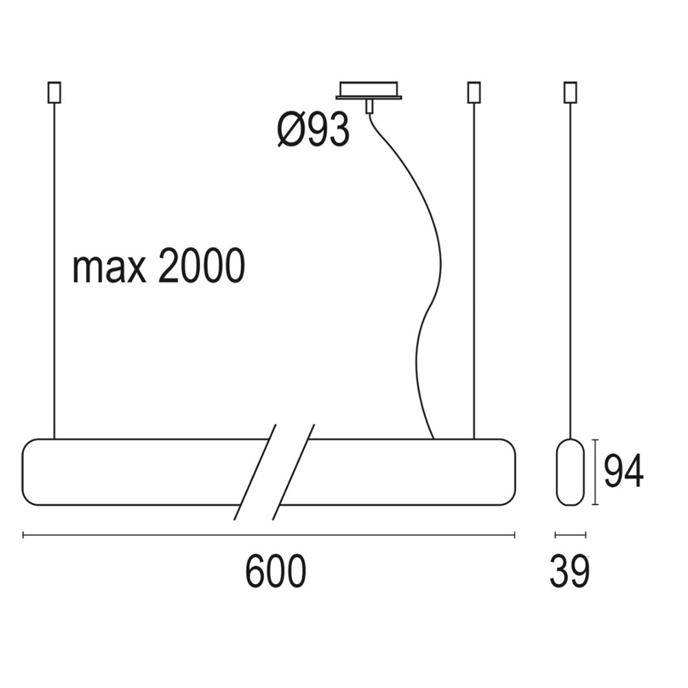 Narro 600 1L Ghidini Narro .01 Белый (Матовый)  - Вид №1