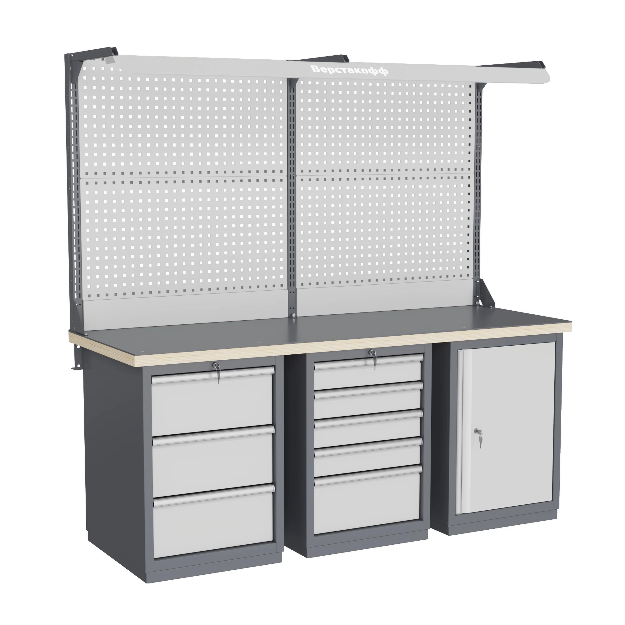 Верстак слесарный FBK 205.357-2F Верстакофф 216288