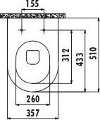 FE320-11CP00E-0000+GR5003+GP2002.06 АКЦИЯ FREE Унитаз подвесной CAPPUCINO ГЛЯНЕЦ + Инсталляция + Кнопка Creavit Free - Вид №4