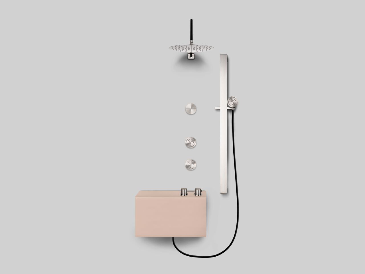 Стержень из нержавеющей стали с ручным душем Cropelli Alyssia ARCH-00064412 - Вид №32