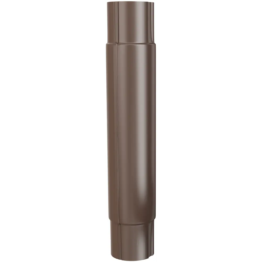 Труба соединительная D90 1000 мм цвет коричневый ВЕГА STLM-2133186 - Вид №1