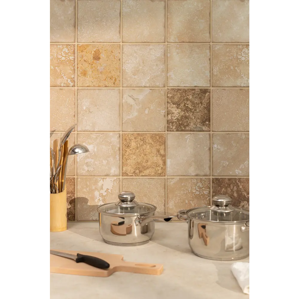 GRACE Панель ПВХ «Коричневый мрамор» для влажных помещений 82124126 STLM-0019626 - Вид №3