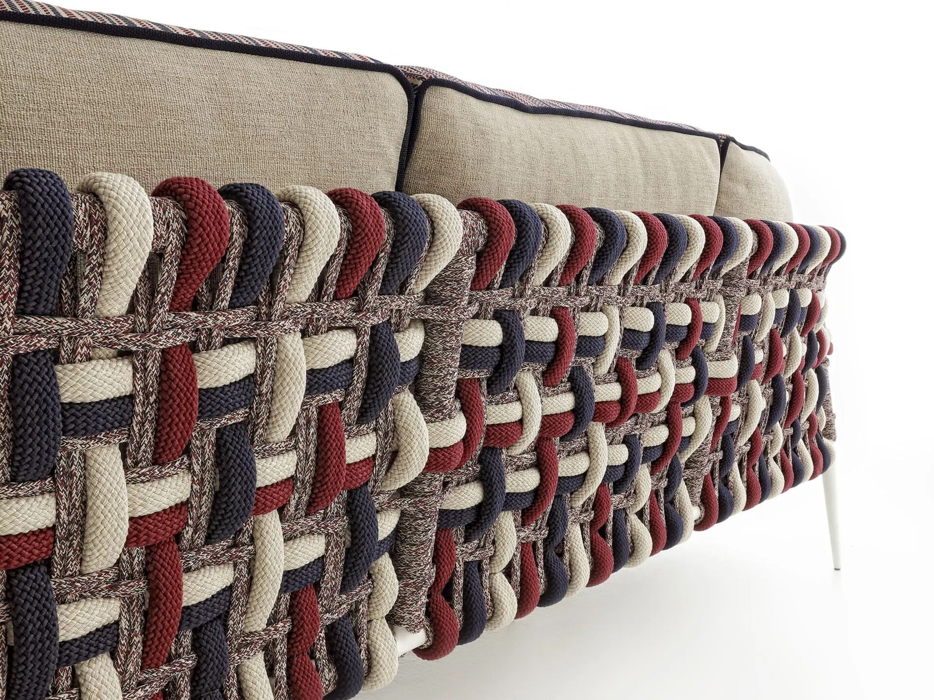 Плетеный 3-местный открытый диван с веревками Nodo Italia Antonio Marras + Nodo Italia ARCH-00028114 - Вид №3