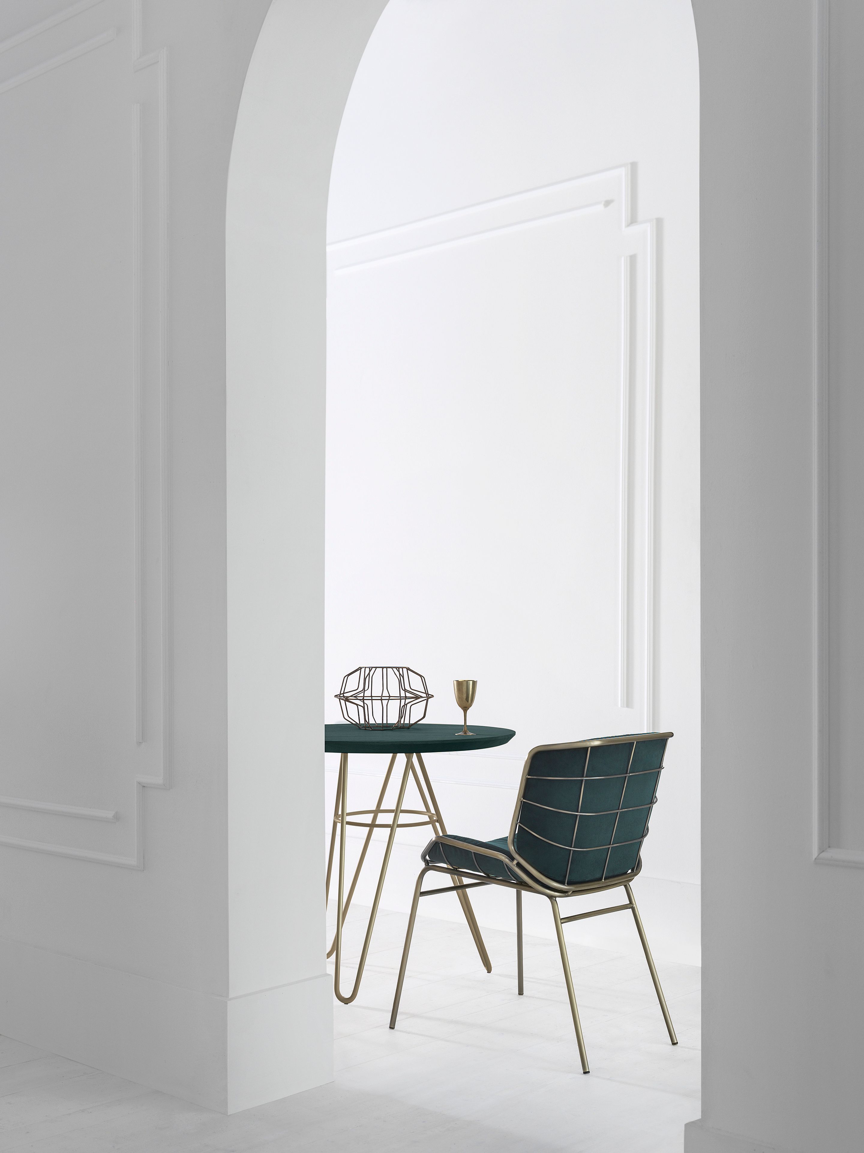 Мягкий стул из ткани TrabA' Кожа ARCH-00018615 - Вид №5