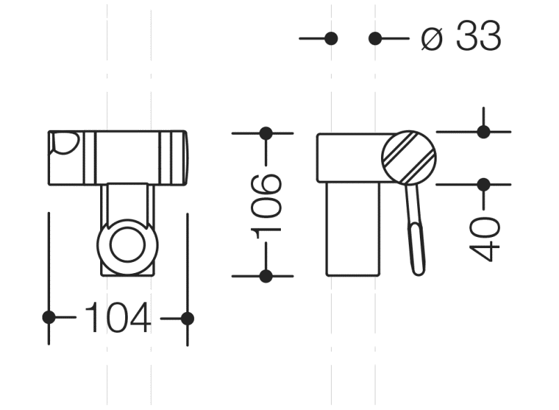950.33.E0191 держатель для душа HEWI Ersatzteile  - Вид №1