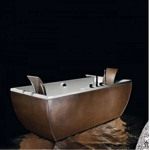 Ванна угловая Kali Metal Bronze 180 см