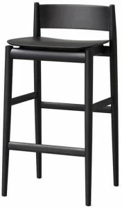 Porro Высокий табурет из ясеня с подставкой для ног