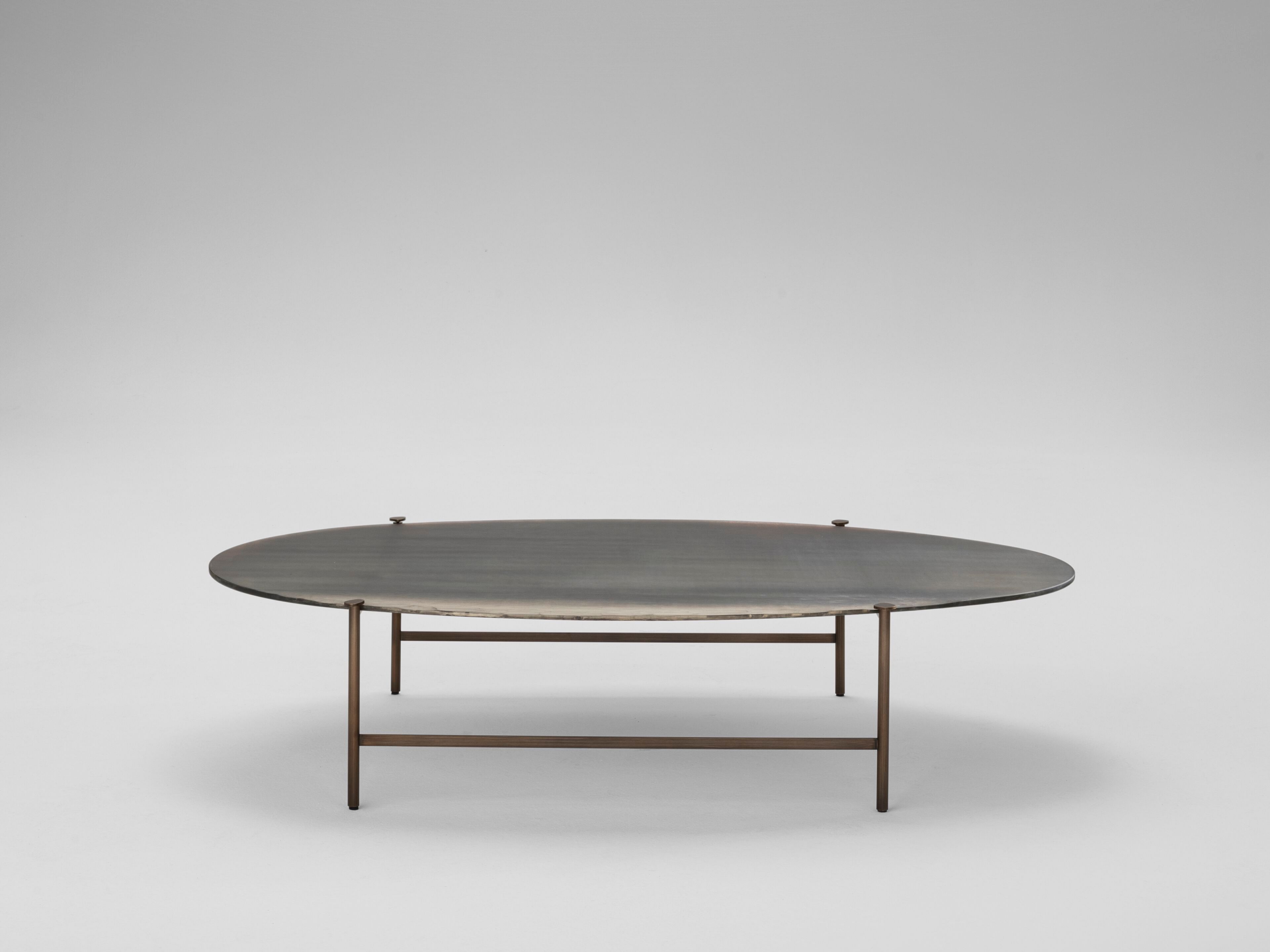 Стеклянный овальный журнальный столик ARTE VENEZIANA Langhe ARCH-00150671 - Вид №1