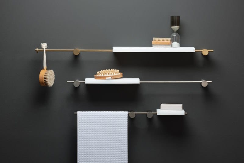 Настенная мыльница из нержавеющей стали и акрилового камня Ritmonio Elementa ARCH-00128912 - Вид №1