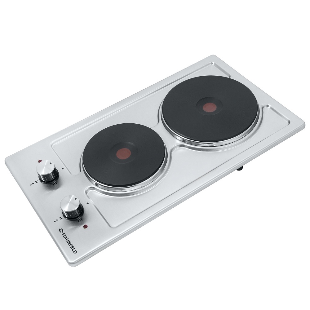 EEHS.32.4S Электрическая панель / домино, • тип: электрическая 30см• тип установки: независимая• управление: фронтальное, переключатели поворотные• нагревательный элемент: конфорка электрическая, 2шт• 4 ножки-опоры (дают вам возможность выбора - использов Santreyd  - Вид №2