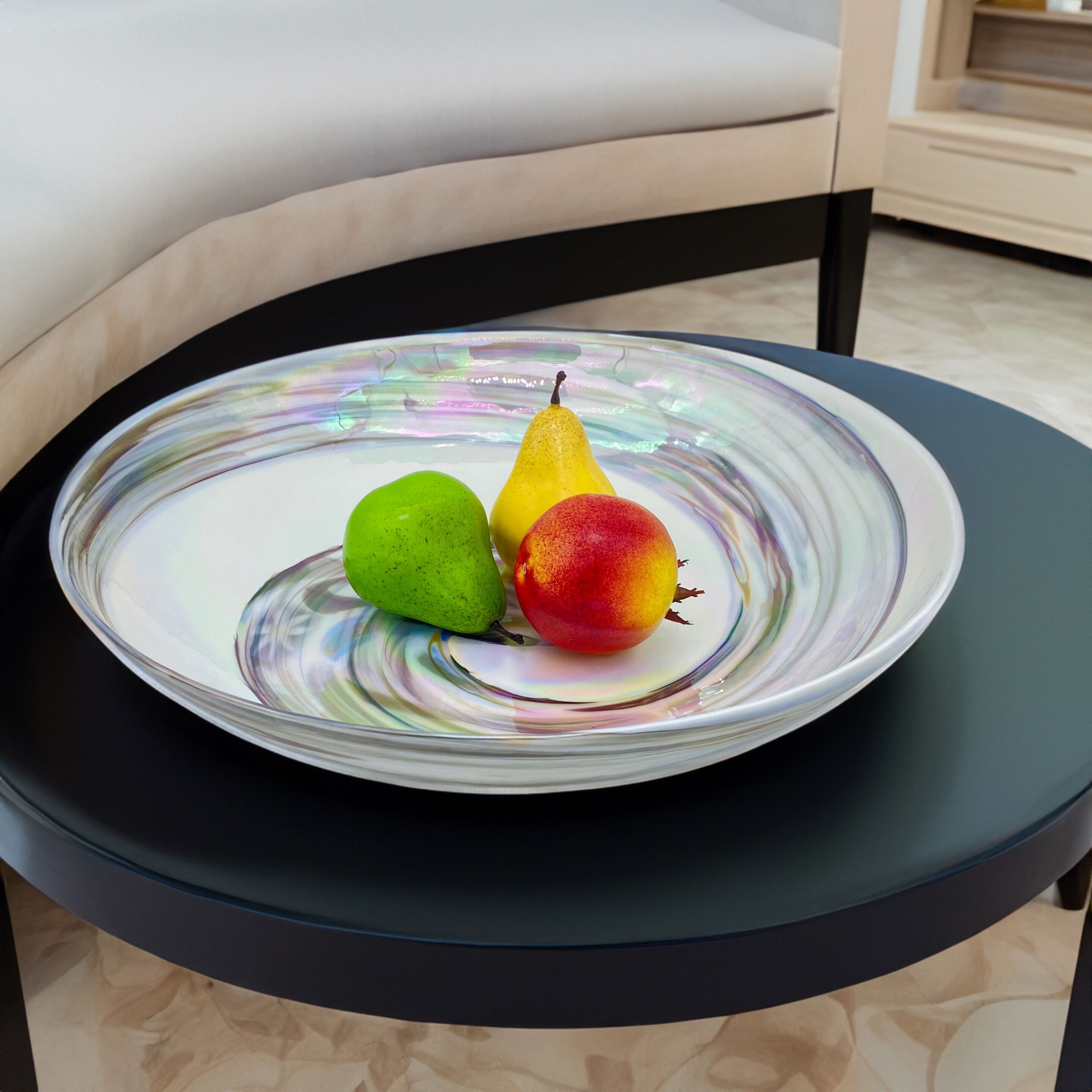 Тарелка для фруктов из муранского стекла ручной работы YourMurano Decorative Plates ARCH-00059541 - Вид №4