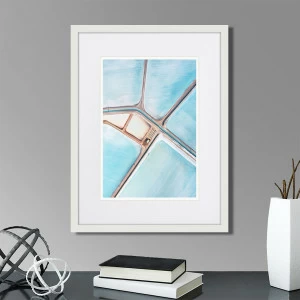 Картина 42х32 см Blue Fields No.1 КАРТИНЫ В КВАРТИРУ  00-3894697 Голубой