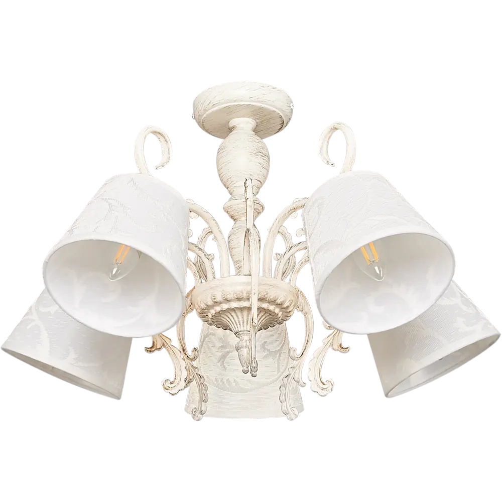 Люстра «Limoges» L1070-5 5хЕ14х40 Вт цвет бежевый LAMPLANDIA STLM-2042089