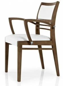 JMS Стул с подлокотниками с открытой спинкой Cassis M 11b