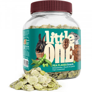 ПР0015856 Лакомство для грызунов Плющеный горох для всех видов грызунов 230г Little one